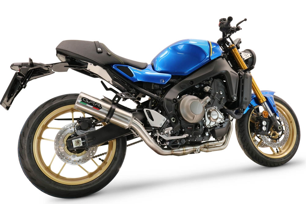Escape compatible con Yamaha XSR900 2022-2024, M3 Inox , Escape completo homologado y legal,con catalizador incluido db killer extraíble 