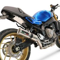Escape compatible con Yamaha XSR900 2022-2024, M3 Inox , Escape completo homologado y legal,con catalizador incluido db killer extraíble 