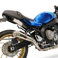 Escape compatible con Yamaha XSR900 2022-2024, Powercone Evo, Escape completo homologado y legal,con catalizador incluido db killer extraíble 