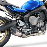 Escape compatible con Yamaha XSR900 2016-2021, GP Evo4 Titanium, Escape completo homologado y legal,con catalizador incluido db killer extraíble 