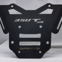 Baúl en aluminio color plata con placa específica incluida Baúl GPR TECH compatible con  Zontes 350 T1 ADV 2022/2024 e5