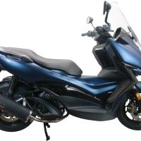 Escape compatible con Zontes M 310 2021-2024, Evo4 Road Inox, Escape completo homologado y legal,con catalizador incluido db killer extraíble 