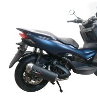 Escape compatible con Zontes M 310 2021-2024, Evo4 Road Inox, Escape completo homologado y legal,con catalizador incluido db killer extraíble 