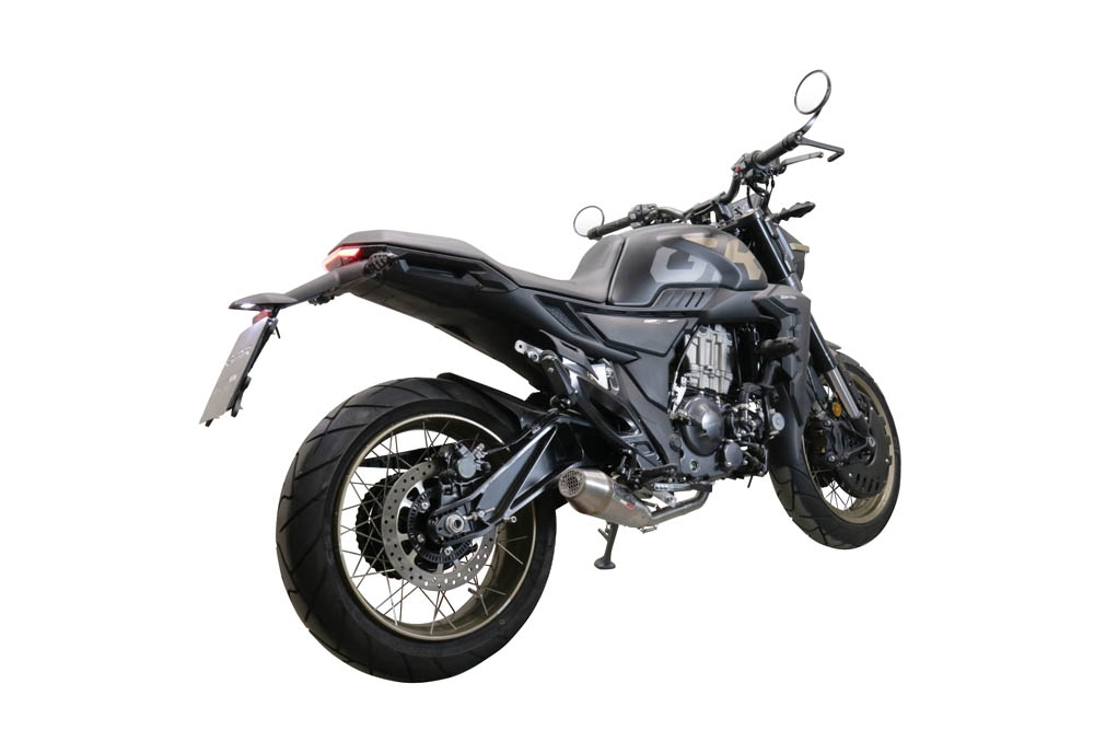 Escape compatible con Zontes 350 GK 2022-2024, Ultracone, Escape completo racing, incluyendo colector y db killer desmontable, sin homologación 