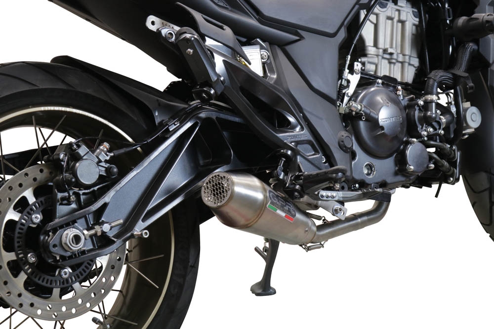 Escape compatible con Zontes 350 GK 2022-2024, Ultracone, Escape completo racing, incluyendo colector y db killer desmontable, sin homologación 