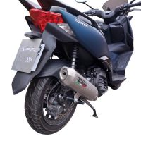 Escape compatible con Zontes M 125 2022-2024, Pentaroad Inox, Escape completo homologado y legal,con catalizador incluido db killer extraíble 