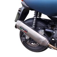 Escape compatible con Zontes M 125 2022-2024, Pentaroad Inox, Escape completo homologado y legal,con catalizador incluido db killer extraíble 