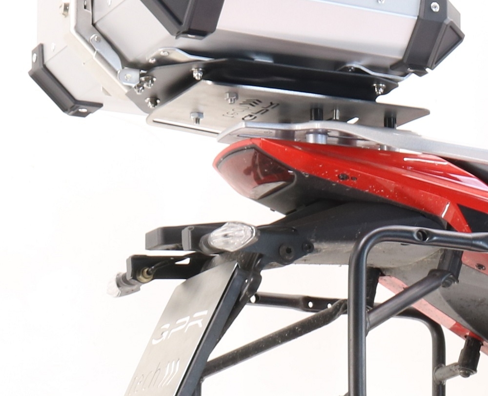Placa de fijación específica Top Case ALPITECH 35>55 LT GPR TECH compatible con  Moto Morini X-CAPE 650 2021/2024 e5