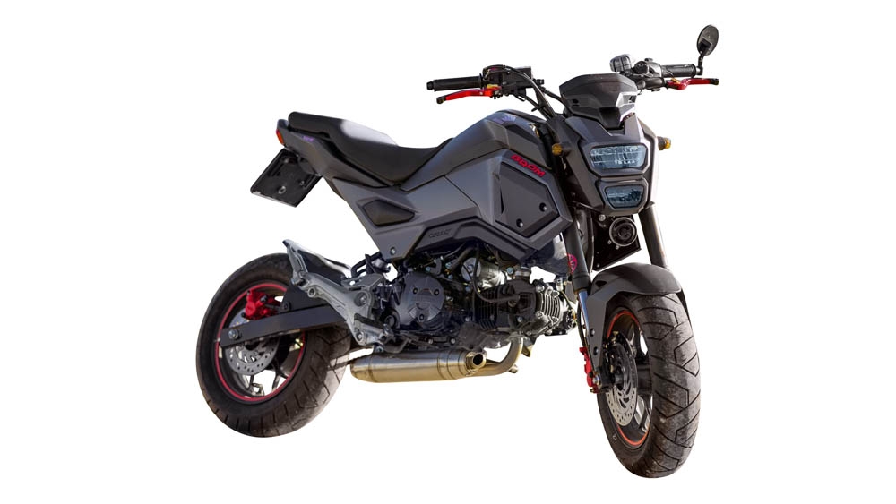 Escape compatible con Honda Msx - Grom 125 2013-2017, Deeptone Inox, Escape racing, linea completa, suministrado con colector especifico, articulo sin homologacion 