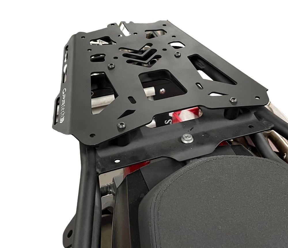 Baúl GPR TECH compatible con  Voge 625DSX 2024/2026 e5 Baúl Alpi-Tech en aluminio, color negro con placa específica incluida Capacidad Litros 35