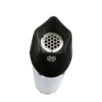 Escape compatible con Triumph Tiger 900 GT / Pro / Rally Pro 2024-2025, GP Evo4 Titanium, Escape legal, homologado, silenciador con db killer desmontable y tubo de conexión específico 