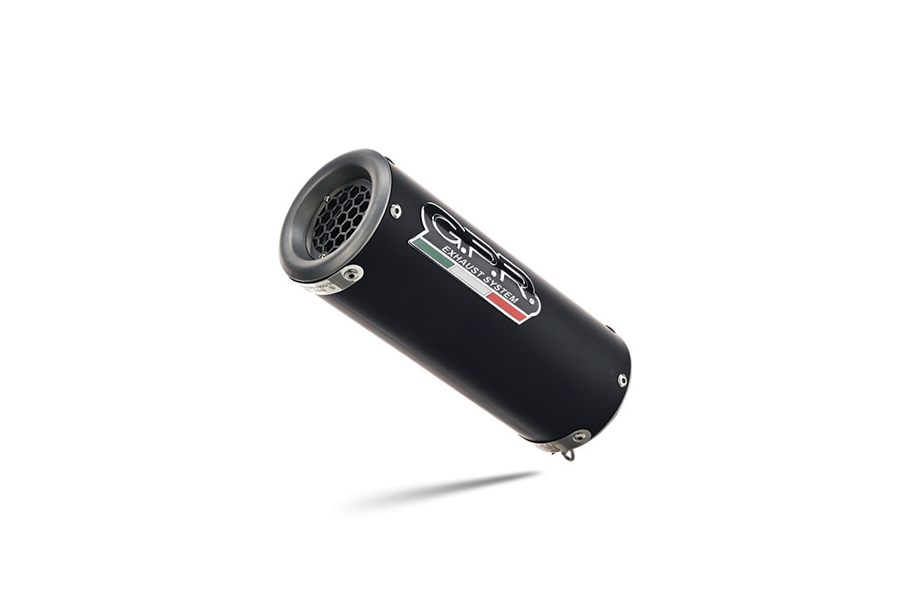 Escape compatible con Aprilia RS 457 2024-2025, M3 Black Titanium, Escape completo racing, incluyendo colector y db killer desmontable, sin homologación 