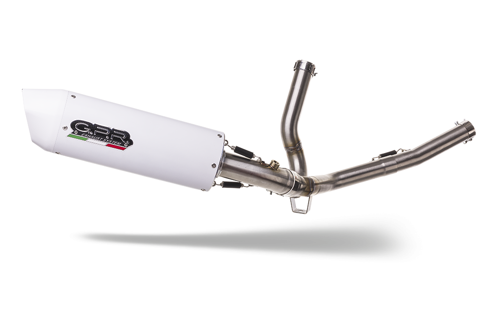 Escape compatible con Suzuki V-Strom 650 2021-2025, Albus Evo4, Escape semi-completo homologado, con db killer extraible y catalizador 