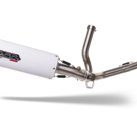 Escape compatible con Suzuki V-Strom DL650 2012-2016, Albus Ceramic, Escape semi-completo homologado, con db killer extraible y catalizador 