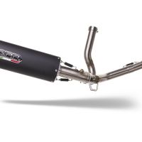 Escape compatible con Suzuki Sv 650 - S 1999-2002, Furore Nero, Escape semi-completo homologado con db killer extraible 