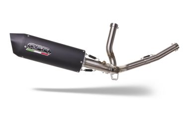 Escape compatible con Suzuki Sv 650 - S 1999-2002, Furore Nero, Escape semi-completo homologado con db killer extraible 
