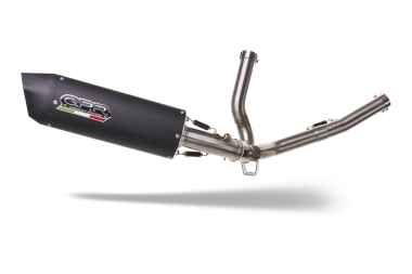 Escape compatible con Suzuki Sv 650 - S 1999-2002, Furore Nero, Escape semi-completo homologado con db killer extraible 