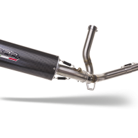 Escape compatible con Suzuki V-Strom 650 2021-2025, Furore Evo4 Poppy, Escape semi-completo homologado, con db killer extraible y catalizador 