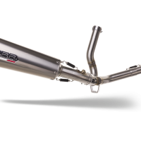Escape compatible con Suzuki V-Strom DL650 2004-2011, Gpe Ann. titanium, Escape semi-completo homologado, con db killer extraible y catalizador 