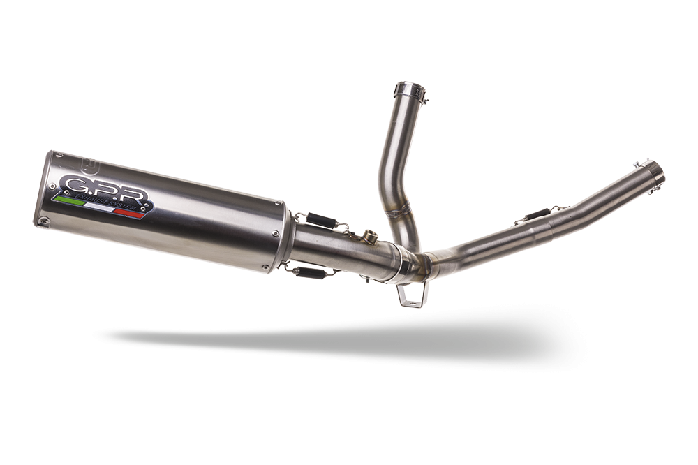Escape compatible con Suzuki V-Strom DL650 2017-2020, M3 Inox , Escape semi-completo homologado, con db killer extraible y catalizador 