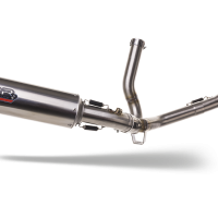 Escape compatible con Suzuki V-Strom DL650 2017-2020, M3 Inox , Escape semi-completo homologado, con db killer extraible y catalizador 