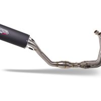 Escape compatible con Yamaha Mt-09 2021-2023, Furore Evo4 Nero, Escape completo homologado y legal,con catalizador incluido db killer extraíble 