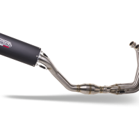 Escape compatible con Yamaha Tracer 9 GT 2021-2024, Furore Evo4 Nero, Escape completo homologado y legal,con catalizador incluido db killer extraíble 