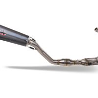 Escape compatible con Yamaha Tracer 9 GT 2021-2024, GP Evo4 Poppy, Escape completo homologado y legal,con catalizador incluido db killer extraíble 