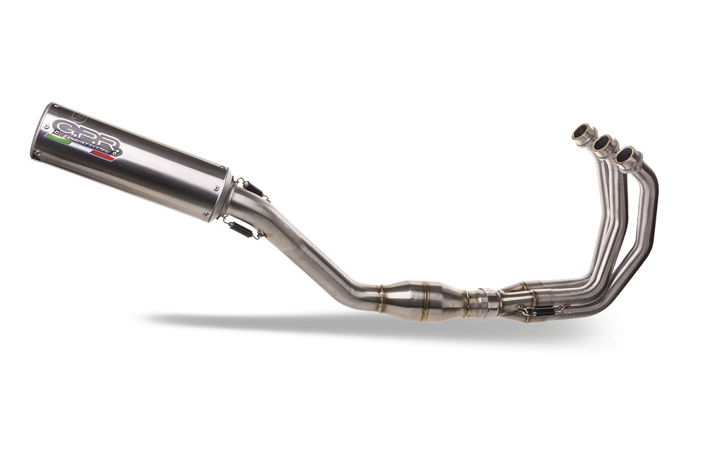 Escape compatible con Yamaha XSR900 2022-2024, M3 Inox , Escape completo homologado y legal,con catalizador incluido db killer extraíble 