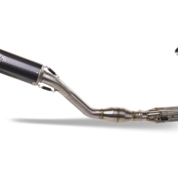 Escape compatible con Yamaha XSR900 2022-2024, M3 Poppy, Escape completo homologado y legal,con catalizador incluido db killer extraíble 