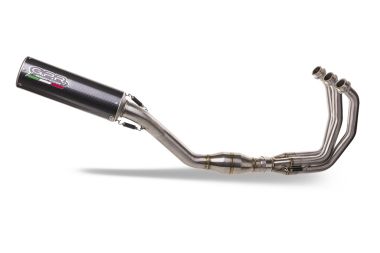 Escape compatible con Yamaha Tracer 9 2021-2024, M3 Poppy , Escape completo homologado y legal,con catalizador incluido db killer extraíble 