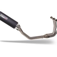 Escape compatible con Yamaha Tracer 900 GT 2018-2020, Furore Evo4 Nero, Escape completo homologado y legal,con catalizador incluido db killer extraíble 
