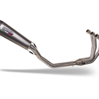 Escape compatible con Triumph Daytona 660 2023-2025, GP Evo4 Titanium, Escape completo homologado y legal,con catalizador incluido db killer extraíble 
