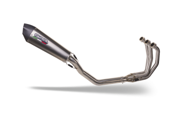 Escape compatible con Triumph Daytona 660 2023-2025, GP Evo4 Titanium, Escape completo homologado y legal,con catalizador incluido db killer extraíble 