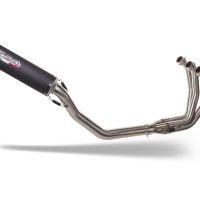 Escape compatible con Yamaha Tracer 900 GT 2018-2020, M3 Black Titanium, Escape completo homologado y legal,con catalizador incluido db killer extraíble 