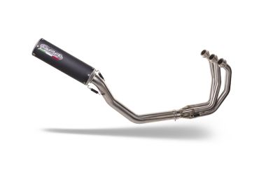 Escape compatible con Yamaha Mt-09 Tracer 900 2015-2020, M3 Black Titanium, Escape completo racing, incluyendo colector y db killer desmontable, sin homologación 