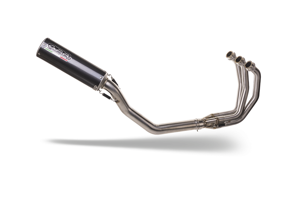 Escape compatible con Yamaha Mt-09 2021-2023, M3 Poppy , Escape completo racing, incluyendo colector y db killer desmontable, sin homologación 