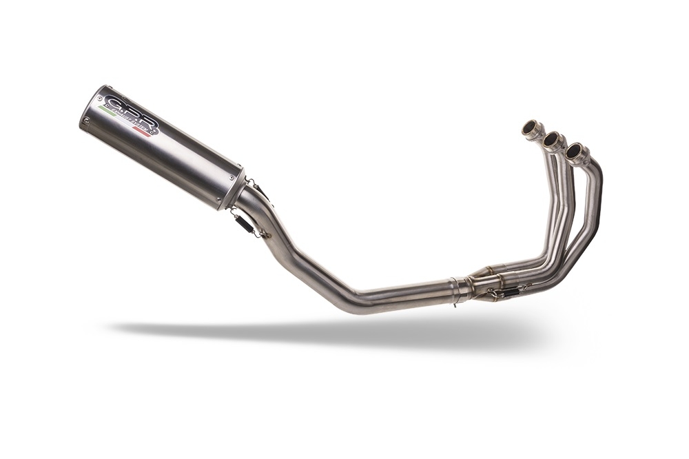 Escape compatible con Yamaha Tracer 900 GT 2018-2020, M3 Inox , Escape completo homologado y legal,con catalizador incluido db killer extraíble 