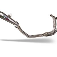 Escape compatible con Triumph Daytona 660 2023-2025, Powercone Evo, Escape completo racing, incluyendo colector y db killer desmontable, sin homologación 