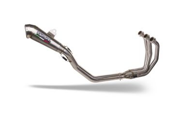 Escape compatible con Triumph Daytona 660 2023-2025, Powercone Evo, Escape completo racing, incluyendo colector y db killer desmontable, sin homologación 