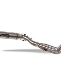 Escape compatible con Triumph Trident 660 2021-2024, Deeptone Inox, Escape completo racing, incluyendo colector y db killer desmontable, sin homologación 