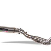 Escape compatible con Triumph Trident 660 2021-2024, Deeptone Inox, Escape completo racing, incluyendo colector y db killer desmontable, sin homologación 