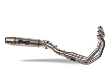 Escape compatible con Triumph Trident 660 2021-2024, Deeptone Inox, Escape completo racing, incluyendo colector y db killer desmontable, sin homologación 