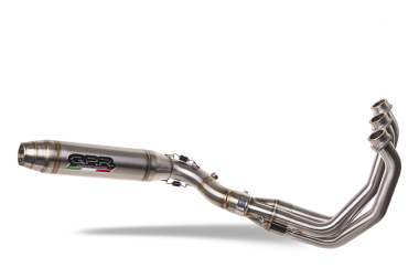 Escape compatible con Triumph Trident 660 2021-2024, Deeptone Inox, Escape completo racing, incluyendo colector y db killer desmontable, sin homologación 