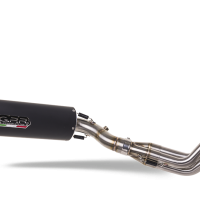 Escape compatible con Yamaha Mt-09 2017-2020, Furore Evo4 Nero, Escape completo homologado y legal,con catalizador incluido db killer extraíble 