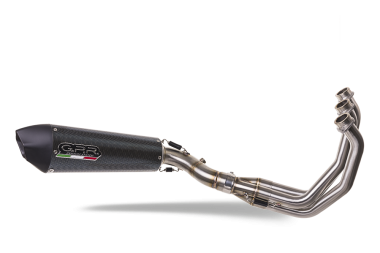 Escape compatible con Yamaha XSR900 2016-2021, GP Evo4 Poppy, Escape completo homologado y legal,con catalizador incluido db killer extraíble 