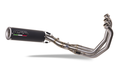 Escape compatible con Triumph Tiger Sport 660 2022-2024, M3 Black Titanium, Escape completo racing, incluyendo colector y db killer desmontable, sin homologación 