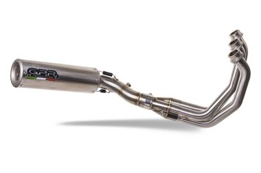 Escape compatible con Triumph Trident 660 2021-2024, M3 Inox , Escape completo racing, incluyendo colector y db killer desmontable, sin homologación 