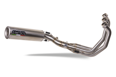 Escape compatible con Triumph Trident 660 2021-2024, M3 Inox , Escape completo racing, incluyendo colector y db killer desmontable, sin homologación 