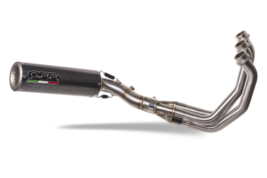 Escape compatible con Yamaha Mt-09 Tracer 900 2017-2020, M3 Poppy , Escape completo homologado y legal,con catalizador incluido db killer extraíble 